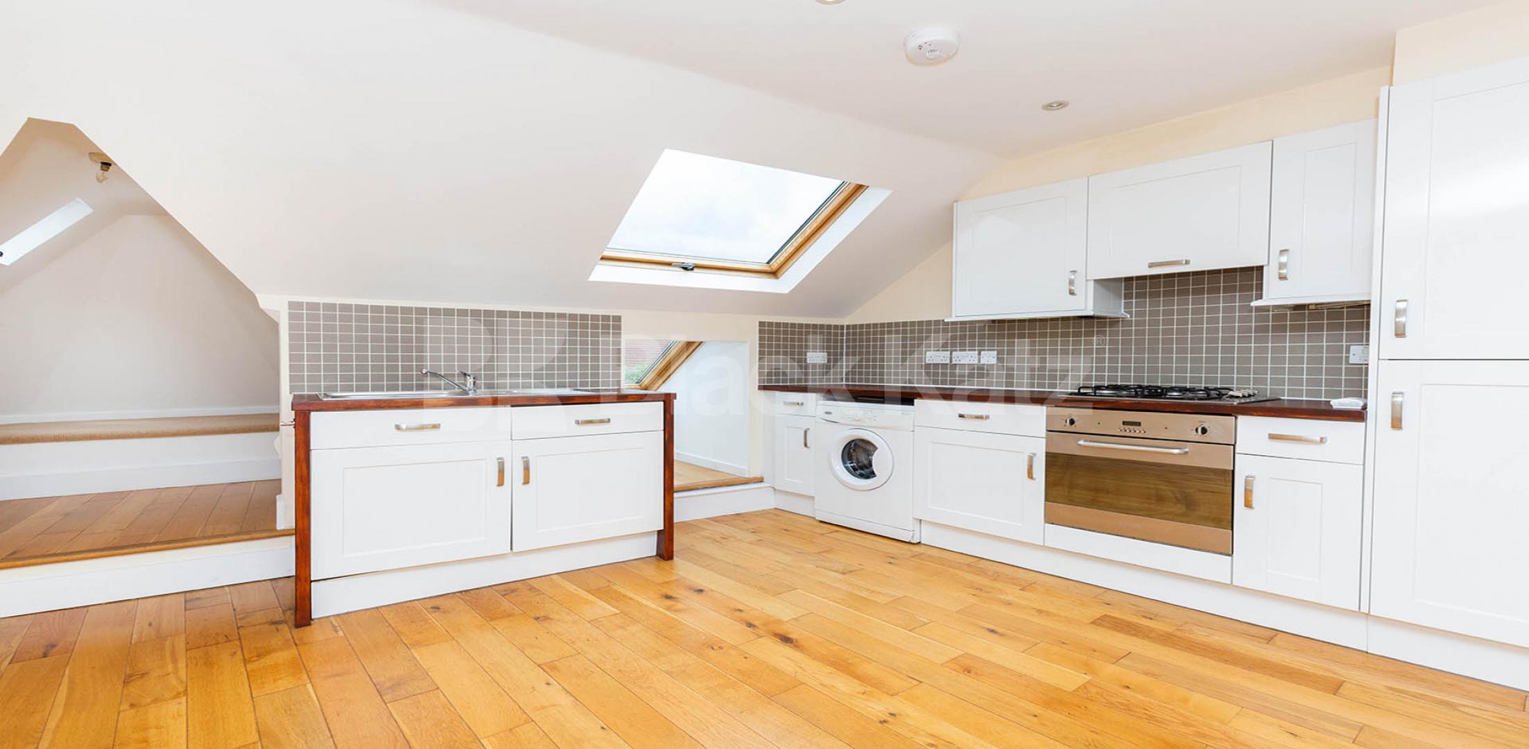 Superb top floor split level one bedroom property minutes from Clapton station Mount Pleasant Lane, Clapton